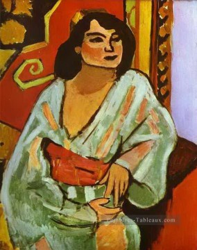 Henri Matisse œuvres - La femme algérienne abstraite fauvisme Henri Matisse